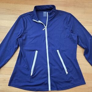 Cabana Life Activewear Jacket XL Golf Tennis Gym UPF 50+ Protective Blue XL